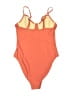 Old Navy Solid Orange One Piece Swimsuit Size S - photo 2