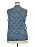 J.t.b. Blue Sleeveless Blouse Size 3X - photo 2