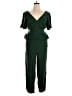 Unbranded 100% Viscose Solid Green Jumpsuit Size XL (tall) - photo 1