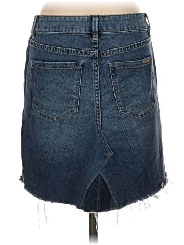 White House Black Market Denim Skirt (view 2)
