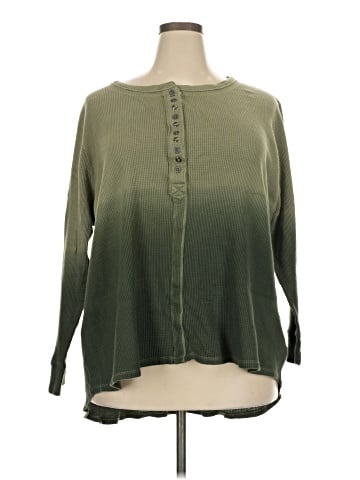 OSO Casuals Long Sleeve Henley (view 1)