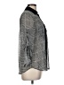 Express 100% Polyester Houndstooth Gray 3/4 Sleeve Blouse Size M - photo 4