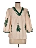 Shein Ivory 3/4 Sleeve Blouse Size 6 - photo 1
