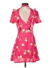 ASOS Floral Pink Cocktail Dress Size 2 - photo 2