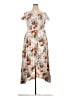 J for Justify Floral Ivory Casual Dress Size 2X - photo 1