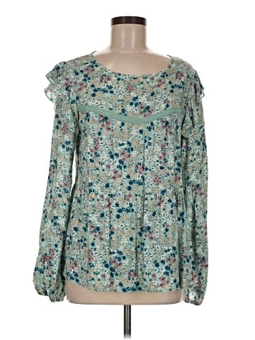 Live To Be Spoiled Long Sleeve Blouse (view 1)
