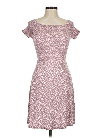 Pink Rose Casual Dress (view 1)