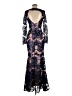 JS Collections 100% Nylon Blue Cocktail Dress Size 6 - photo 2