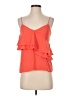 J.Crew 100% Polyester Orange Sleeveless Blouse Size 4 - photo 1