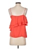 J.Crew 100% Polyester Orange Sleeveless Blouse Size 4 - photo 2