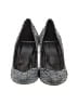Pierre Hardy 100% Leather Houndstooth Gray Heels Size EU 39 1/2 - photo 2