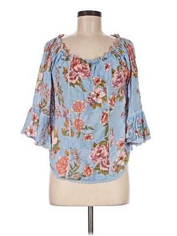 Hannah 3/4 Sleeve Blouse (view 1)