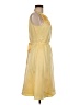 David's Bridal 100% Polyester Yellow Cocktail Dress Size 8 - photo 4