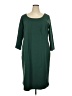 Talbots Solid Green Casual Dress Size 20 - photo 1