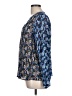 Boden 100% Viscose Floral Blue Long Sleeve Blouse Size 12 - photo 5