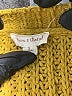 Hem & Thread 100% Polyester Yellow Pullover Sweater Size S - photo 7