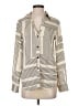 H&M 100% Polyester Stripes Ivory Jacket Size XS - photo 1