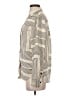 H&M 100% Polyester Stripes Ivory Jacket Size XS - photo 5
