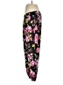 Boston Proper 100% Polyester Floral Black Casual Pants Size M - photo 5