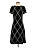 CeCe Argyle Black Casual Dress Size S - photo 2