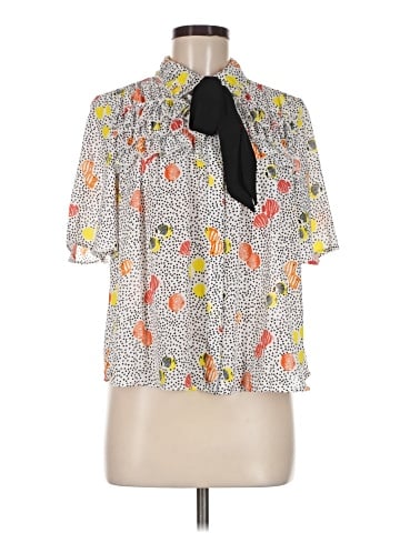 Zara Basic Short Sleeve Blouse (view 1)