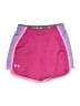 Under Armour 100% Polyester Color Block Purple Athletic Shorts Size L (youth) - photo 1