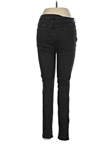 Madewell 10" High-Rise Skinny Jeans in Black Frost (view 2)