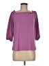 Boston Proper Purple 3/4 Sleeve Top Size M - photo 1