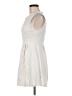 Monteau Solid Ivory Casual Dress Size M (estimated) - photo 5