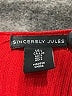 Sincerely Jules 100% Polyester Red Long Sleeve Top Size L - photo 7