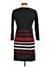 Studio One 100% Acrylic Stripes Gray Casual Dress Size M (petite) - photo 2