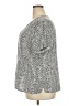 Amazon Essentials 100% Viscose Animal Print Silver Short Sleeve Blouse Size XXL - photo 5