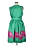 Samuel Dong 100% Polyester Tropical Green Casual Dress Size XL - photo 2