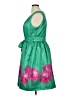 Samuel Dong 100% Polyester Tropical Green Casual Dress Size XL - photo 5