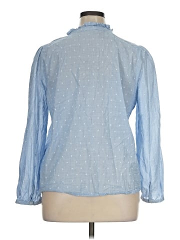 Ann Taylor LOFT Outlet Long Sleeve Button-Down Shirt (view 2)