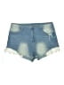 Shein Curve Blue Denim Shorts Size 18 Plus (3) - photo 1