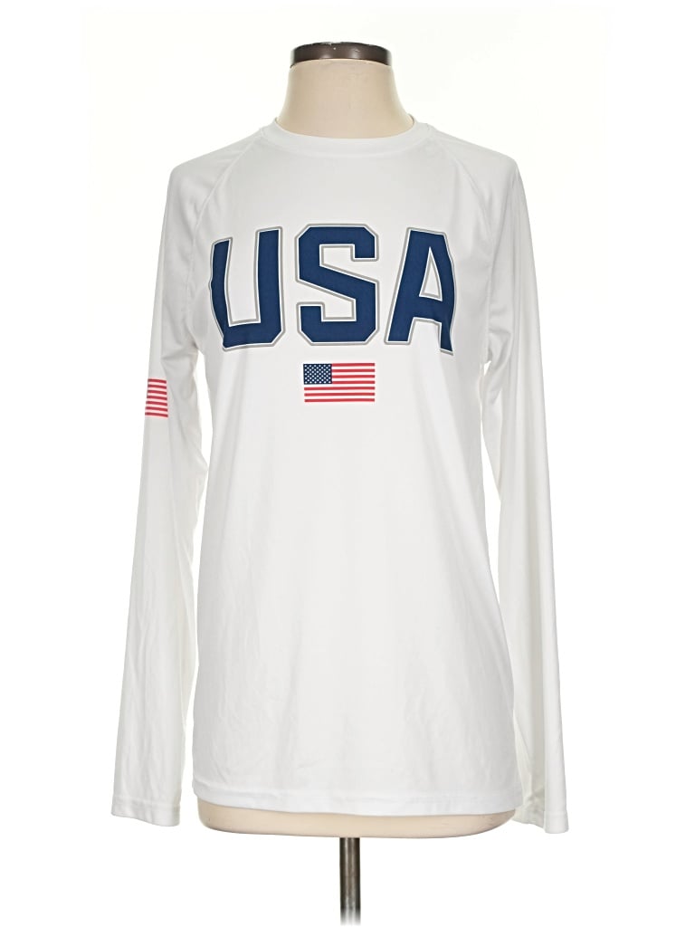 Pre-owned State Of Mine Long Sleeve T-shirt In White