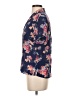 ModCloth 100% Silk Floral Blue Short Sleeve Silk Top Size S - photo 5