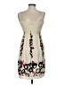 Assorted Brands Print Ivory Cocktail Dress Size S (estimated) - photo 2