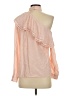Parker 100% Silk Pink Long Sleeve Silk Top Size S - photo 2