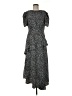 Topshop 100% Polyester Gray Casual Dress Size 6 - photo 1