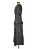 Topshop 100% Polyester Gray Casual Dress Size 6 - photo 5