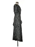 Topshop 100% Polyester Gray Casual Dress Size 6 - photo 4