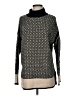 J.Jill Houndstooth Black Turtleneck Sweater Size S (tall) - photo 1