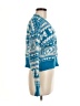 Poof! 100% Polyester Print Blue Pullover Sweater Size M - photo 4