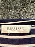Espresso Stripes Blue Casual Dress Size L (estimated) - photo 7