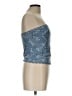 Unbranded Blue Sleeveless Top Size L - photo 4