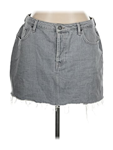 Topshop Denim Skirt (view 1)