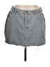 Topshop Gray Denim Skirt Size 14 - photo 1