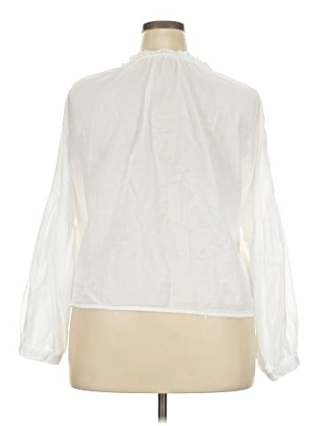 a.n.a. A New Approach 3/4 Sleeve Blouse (view 2)